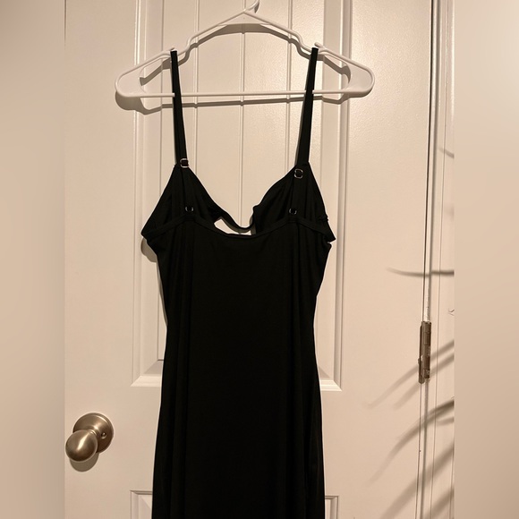 Side Slit Maxi Dress -Black NWT - Picture 6 of 6